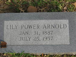 Lily “Mrs. L.B.” <I>Power</I> Arnold 