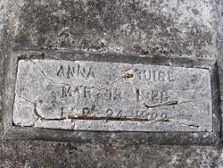 Annie Pearl “Anna” <I>Anderson</I> Ruise 
