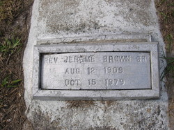 Rev Jerome Brown Sr.