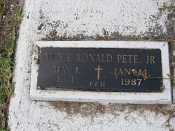 Maxie Ronald Pete Jr.