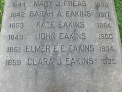 Clara J Eakins 
