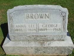Anna Lee <I>Robertson</I> Brown 