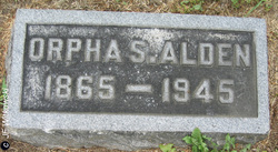 Orpha Sophia Alden 
