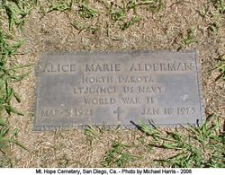 Alice Marie Alderman 