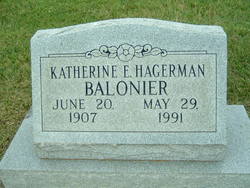 Katherine E. <I>Hagerman</I> Balonier 