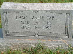Emma Marie <I>Jordan</I> Carl 