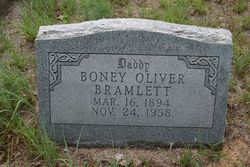 Boney Oliver Bramlett 