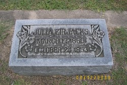Julia <I>Winkelman</I> Zirjacks 