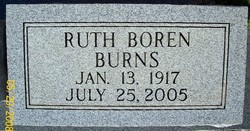 Ruth <I>Boren</I> Burns 
