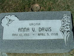Anna Virginia <I>Whitney</I> Davis 