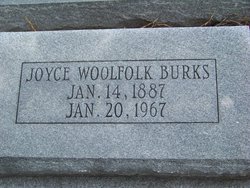 Joyce <I>Woolfolk</I> Burks 