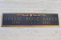 Nellie Rose <I>McMurry</I> Baker 