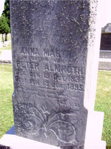 Anna Martha <I>Kurth</I> Almroth 