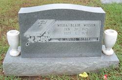 Wilda <I>Blair</I> Wilson 