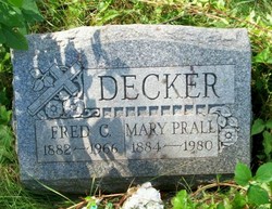 Mary <I>Prall</I> Decker 