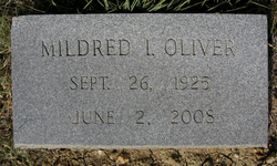Mildred Inez <I>Adams</I> Oliver 