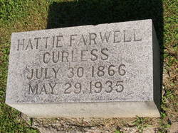 Hattie <I>Farwell</I> Curless 