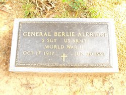 SSGT General Berlie Aldridge 