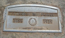Francis Sephia “Fanny” <I>Wilkins</I> Prince 
