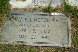 Martha <I>Ellington</I> White 