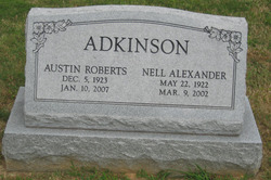 Nell <I>Alexander</I> Adkinson 
