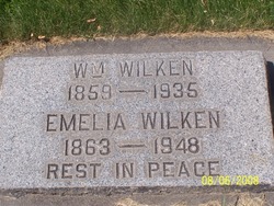 Emelia Elizabeth <I>Kriese</I> Wilken 