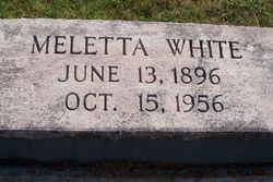 Meletta “Lettie” <I>Reeves</I> White 