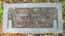 Mary Eliza “Mollie” <I>Whaley</I> McClaran 