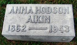 Anna H. <I>Hodson</I> Aikin 