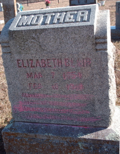 Elizabeth <I>Williams</I> Blair 
