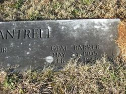 Opal T <I>Barker</I> Cantrell 