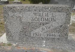 Willie Lewis Solomon 