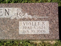 Violet B. “Vicki” <I>Bauman</I> Allen 