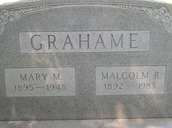 Malcolm R Grahame 