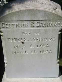 Gertrude S Grahame 