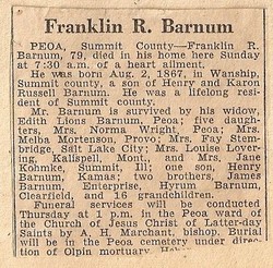 Franklin Richard Barnum 