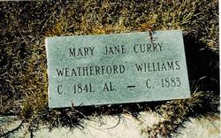 Mary Jane <I>Curry</I> Williams 