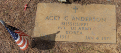 Acey C Anderson 