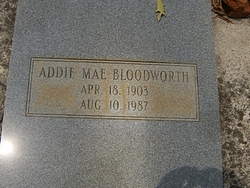 Addie Mae <I>Gay</I> Bloodworth 