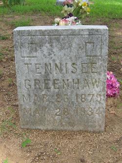 Mary Tennisee <I>O'Neal</I> Greenhaw 