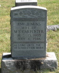 Ann <I>Jenkins</I> Carpenter 