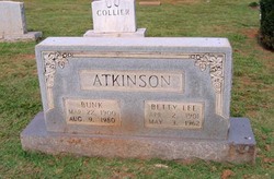 Betty Lee <I>Tucker</I> Atkinson 
