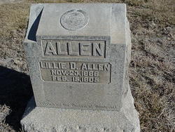 Lillian Dale “Lillie” <I>Bohnstedt</I> Allen 