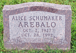 Alice K. <I>Schumaker</I> Arebalo 