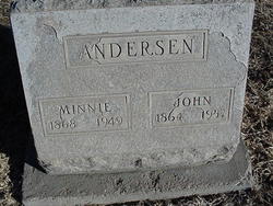 Maren “Minnie” <I>Jensen</I> Andersen 