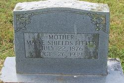 Marie Elizabeth “Mary” <I>Shields</I> Effler 