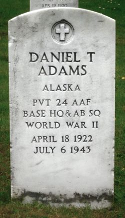 Pvt Daniel T Adams 