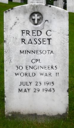 CPL Fred Charles Rasset 
