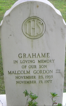 Malcolm Gordon Grahame III
