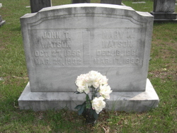 Mary <I>Waldrop</I> Watson 